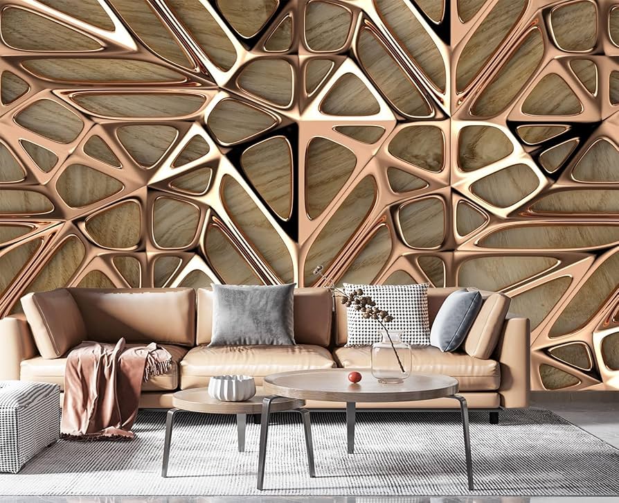 Luxury wallpaper installation example 6